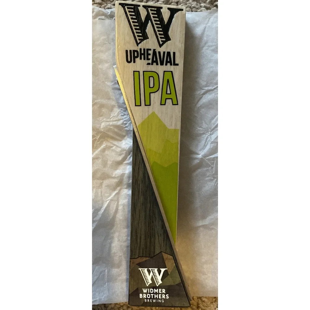 Widmer Brothers Upheaval IPA Logo Beer Tap Handle 7.25